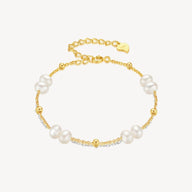 Gold Pearl Bracelet Jewelry for Women