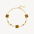 Tiger’s Eye Clover Bracelet Jewelry for Women - FIYTA