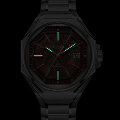 FIYTA Mars-500 Men's Automatic Watch GA880000.WKW detail image (Brown Dial / Silver Strap)