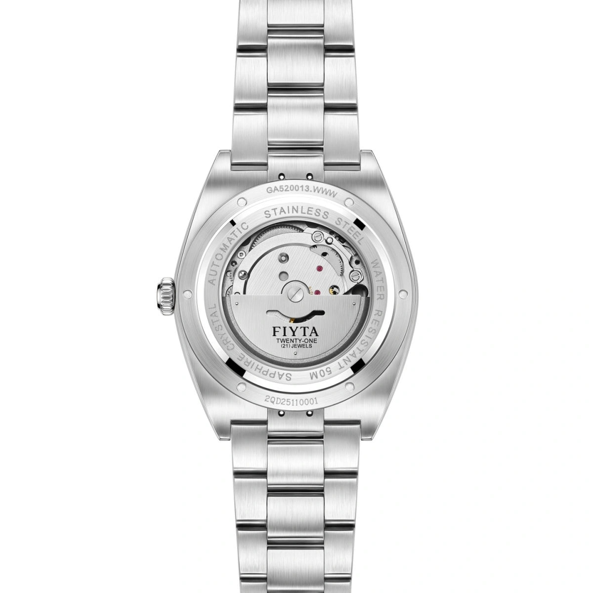 Tempting Collection "Chinese Ginkgo Leaf" Metal Engraving Tribute Men's Mechanical Watch - FIYTA
