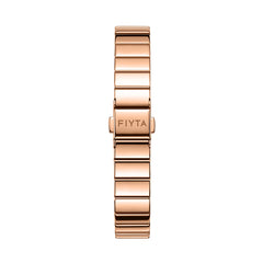 FIYTA Roman Radiance Bracelet Women's Quartz Watch DL21013.PWP detail image (White Dial / Rose Gold Strap / Stainless steel (DL21013.PWP))