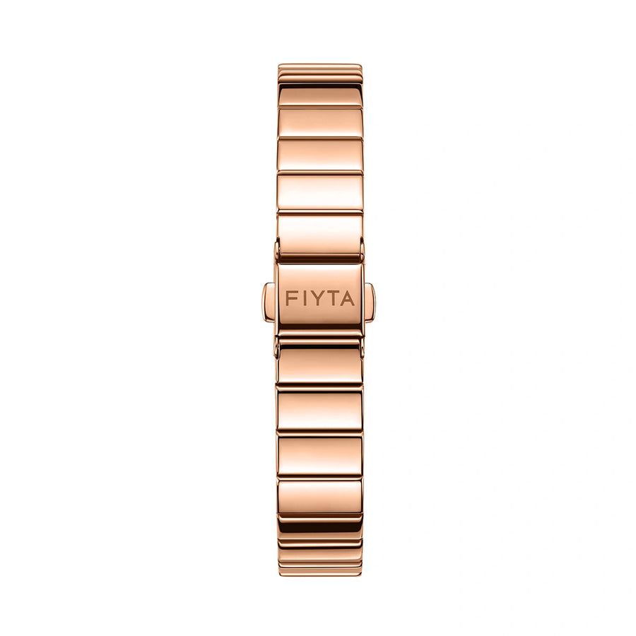 FIYTA Roman Radiance Bracelet Women's Quartz Watch DL21013.PWP detail image (White Dial / Rose Gold Strap / Stainless steel (DL21013.PWP))