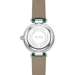 FIYTA Aurora Women's Quartz Watch L865027.WWN detail image (Mother-of-Pearl Dial / Mint Green Strap)