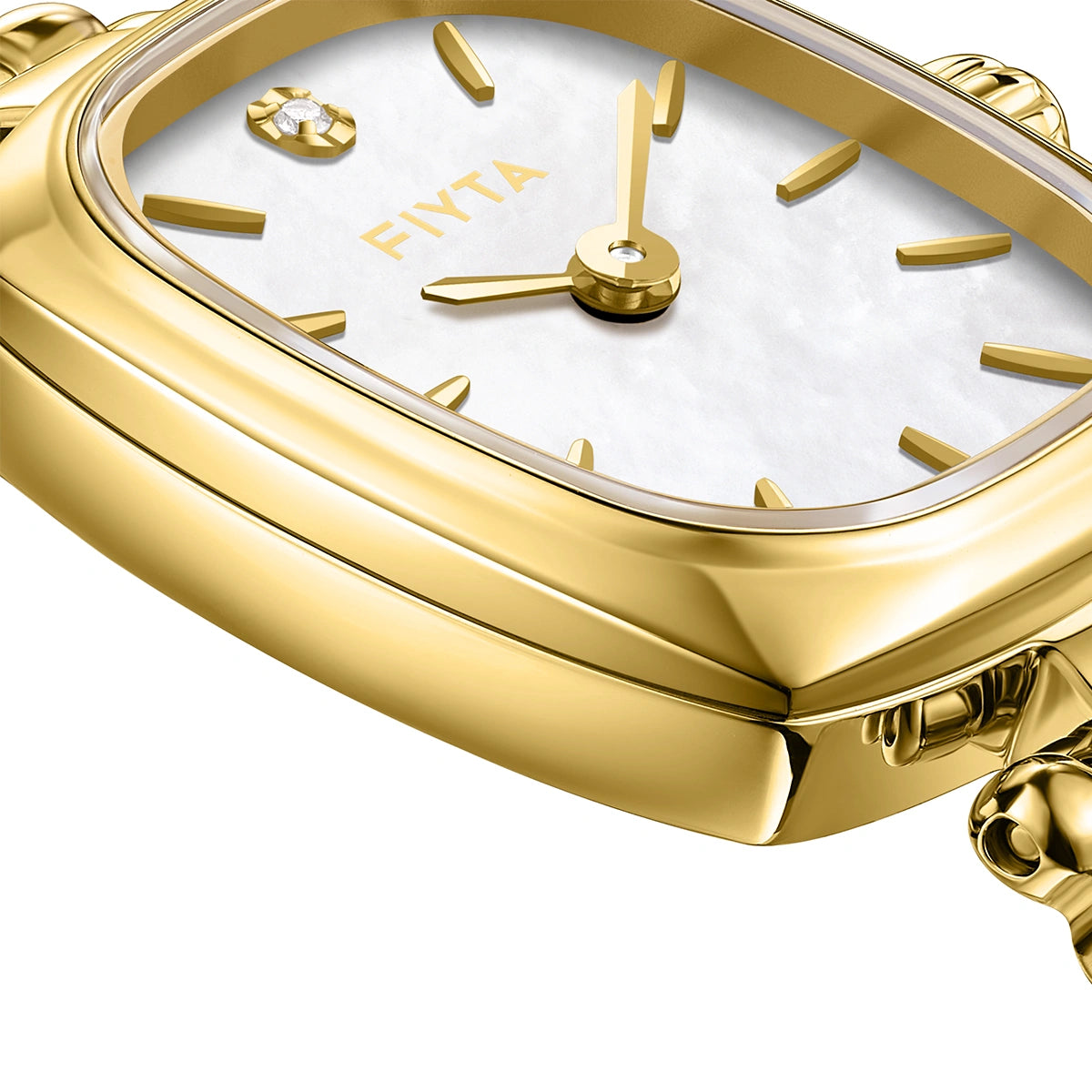 Gold Watches with Diamond Dial - FIYTA