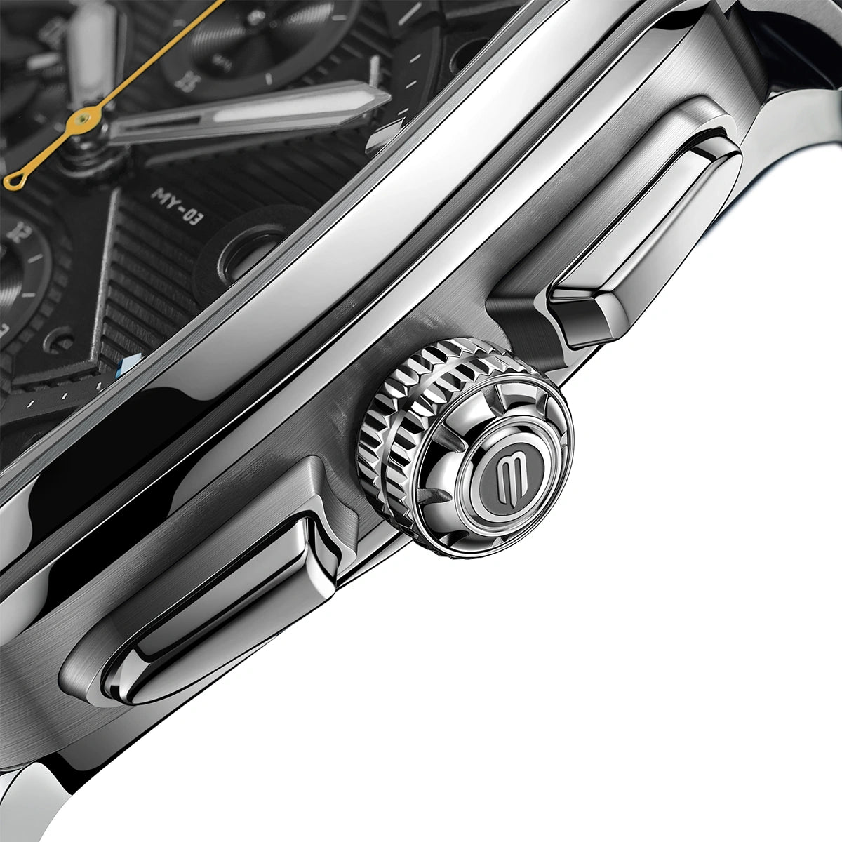 MOONYANG Chronograph Watch Spaceship - Lunar Soil Gray - FIYTA