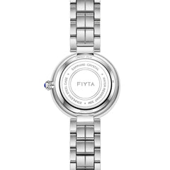 FIYTA Aurora Women's Quartz Watch L865027.WLW detail image (Navy Blue Dial / Silver Strap)