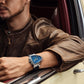 MOONYANG Chronograph Watch Spaceship - Nebula blue - FIYTA
