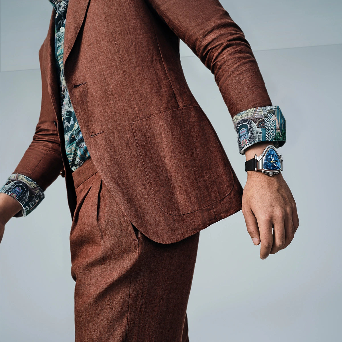 MOONYANG Chronograph Watch Spaceship - Nebula blue - FIYTA