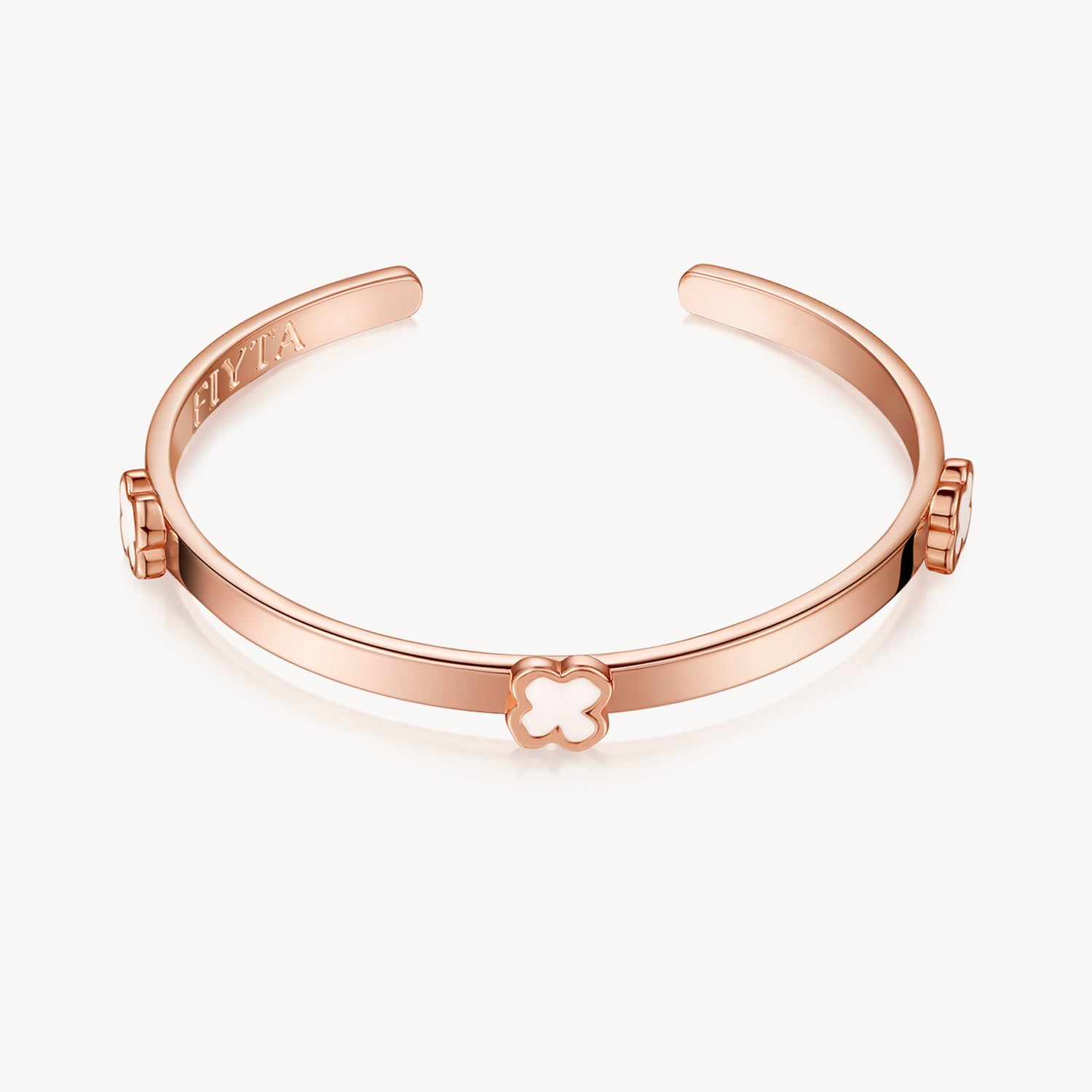 Cocoa Collection Women's Watch & Elegant Clover Bracelet Gift Set - FIYTA