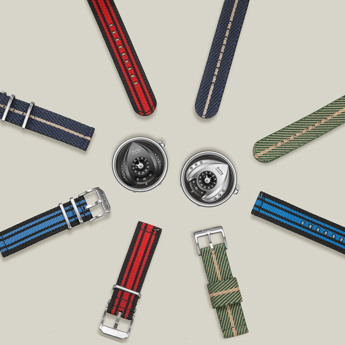 "Space Shuttle" Replacement Strap - Navy Blue - FIYTA