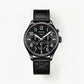 FIYTA J-20 Fighter Special Edition — Tactical Black / Black Leather Strap (GA881007.BBB)