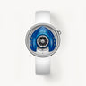 Navy Blue Dial / White Strap