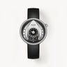 Silver Dial / Black Strap
