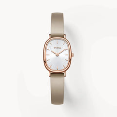FIYTA Cocoa Women's Quartz Watch DL21008.PWS detail image (White Dial / Grey Strap)