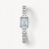 Aqua Blue Dial / Silver Strap