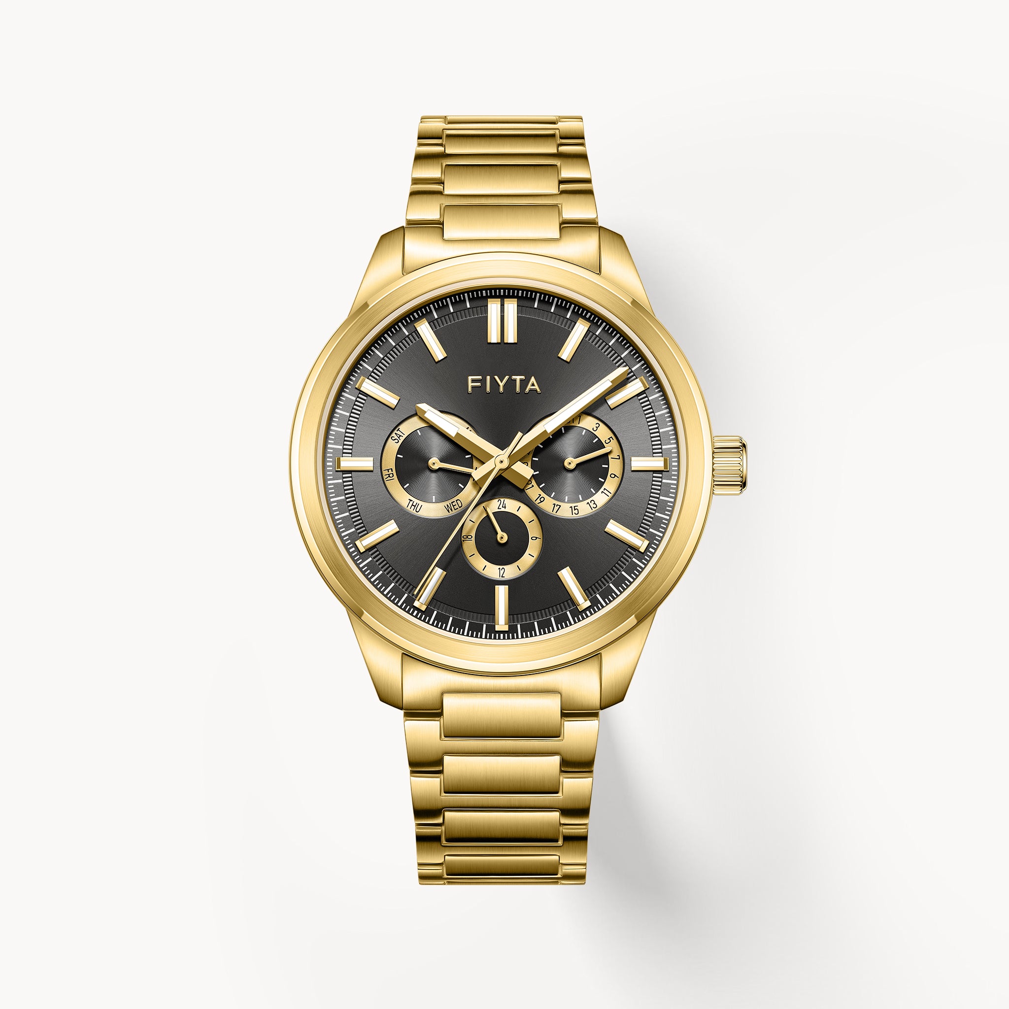 Joyart Collection Men's Quartz Gold Watches - FIYTA