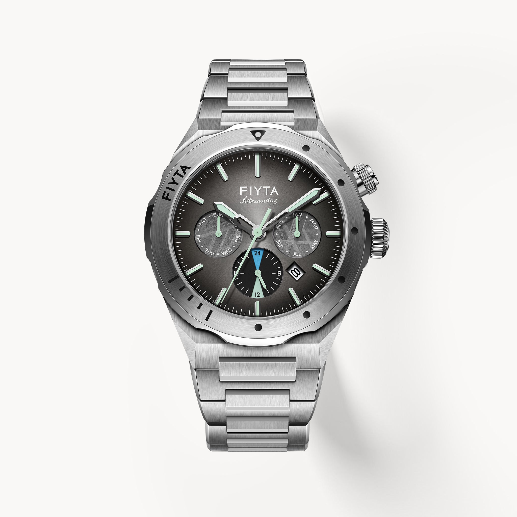 Aeronuatics Collection Men's Mechanical Watch with Meteorite Dial - FIYTA