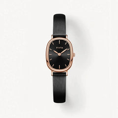 FIYTA Cocoa Women's Quartz Watch DL21008.PBB detail image (Black Dial / Black Strap)