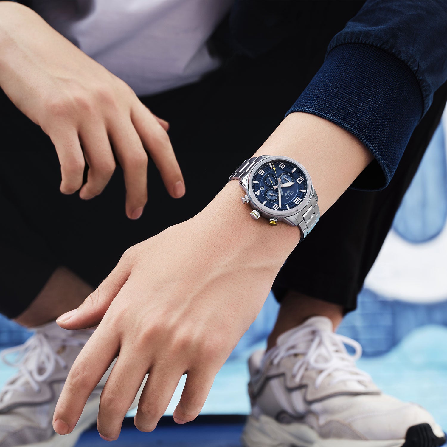 Mach Collection "Falcon" Men's Quartz Watch - FIYTA