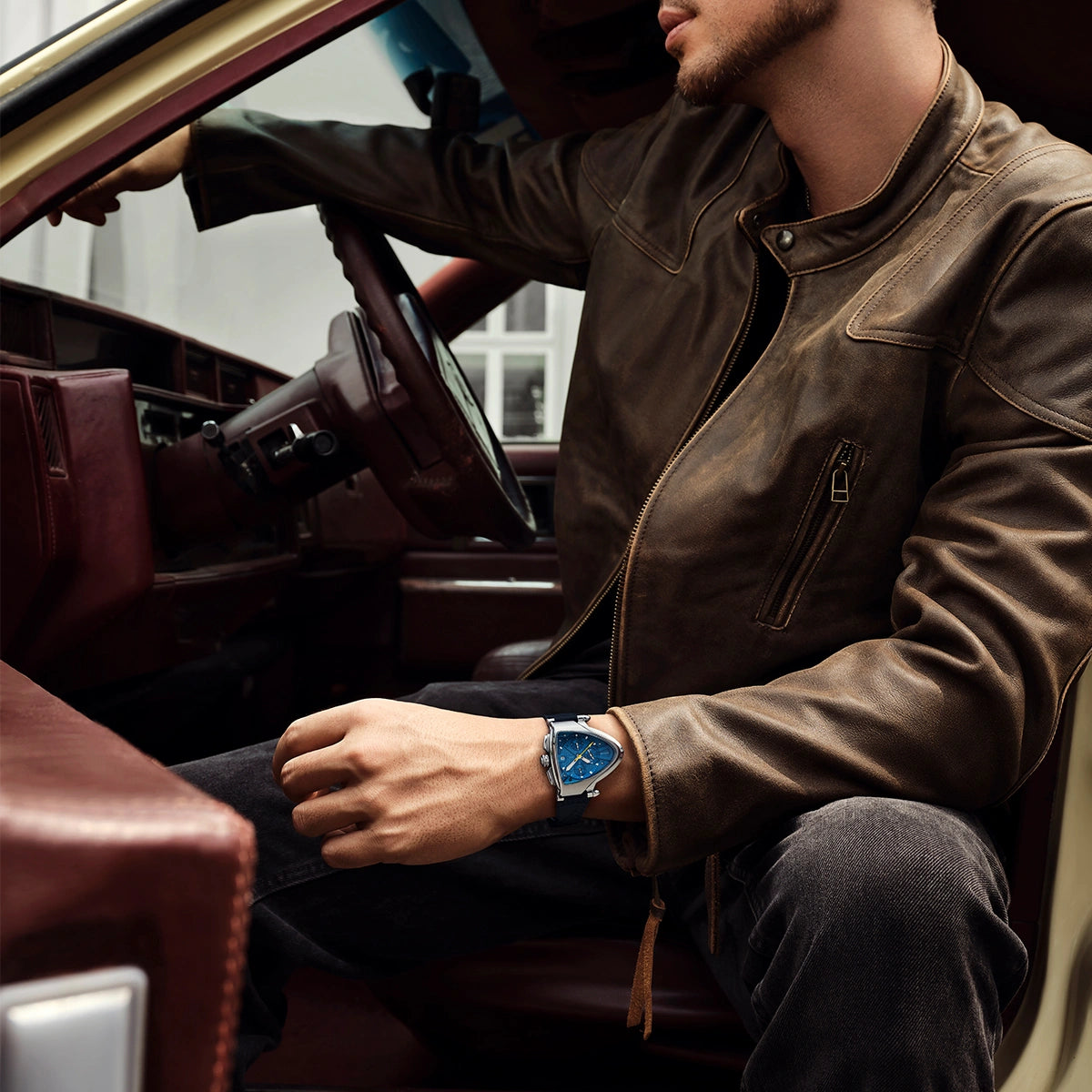 MOONYANG Chronograph Watch Spaceship - Nebula blue - FIYTA