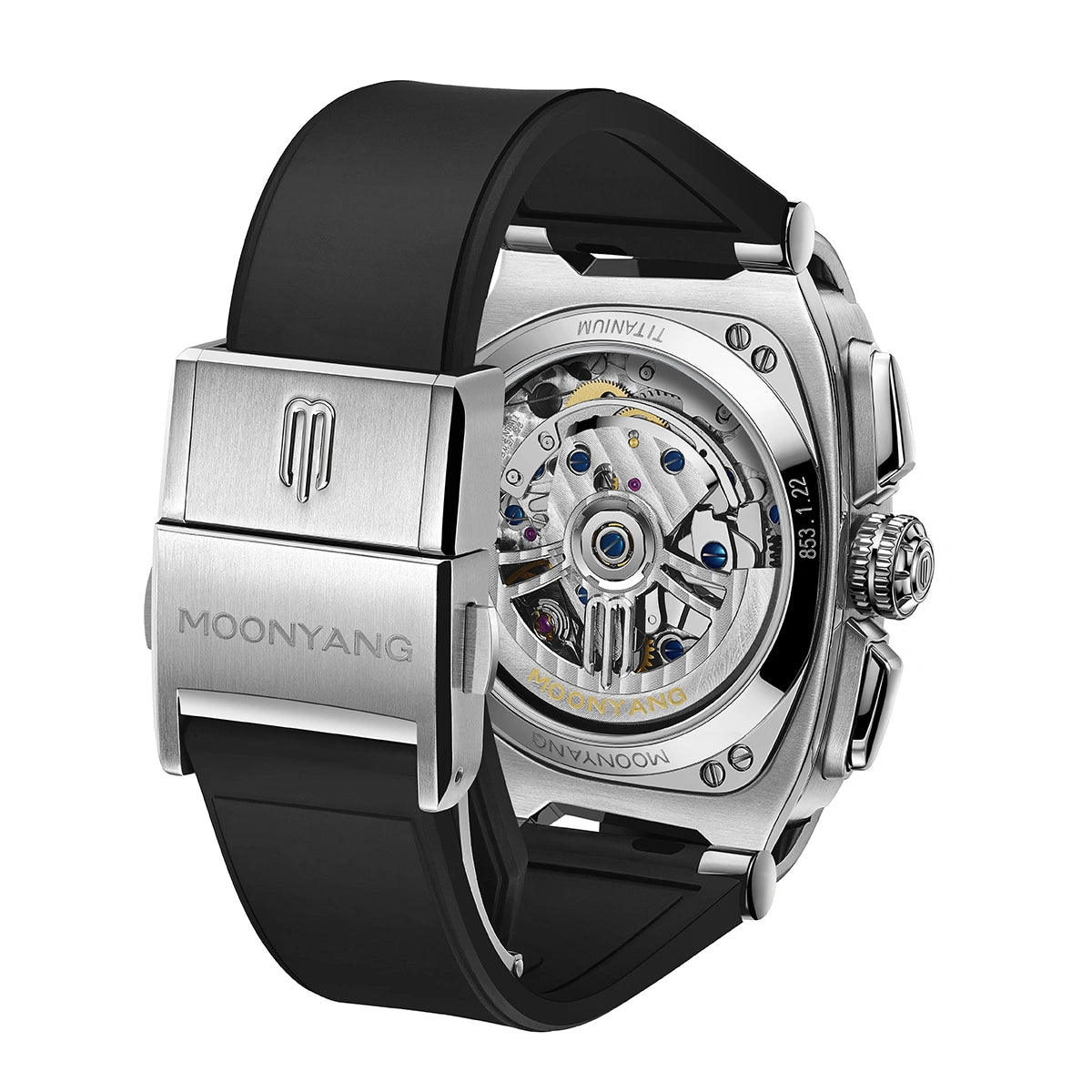 MOONYANG Chronograph Watch Spaceship - Lunar Soil Gray - FIYTA
