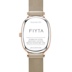 FIYTA Cocoa Women's Quartz Watch DL21008.PWS detail image (White Dial / Grey Strap) (DL21008.PWS)