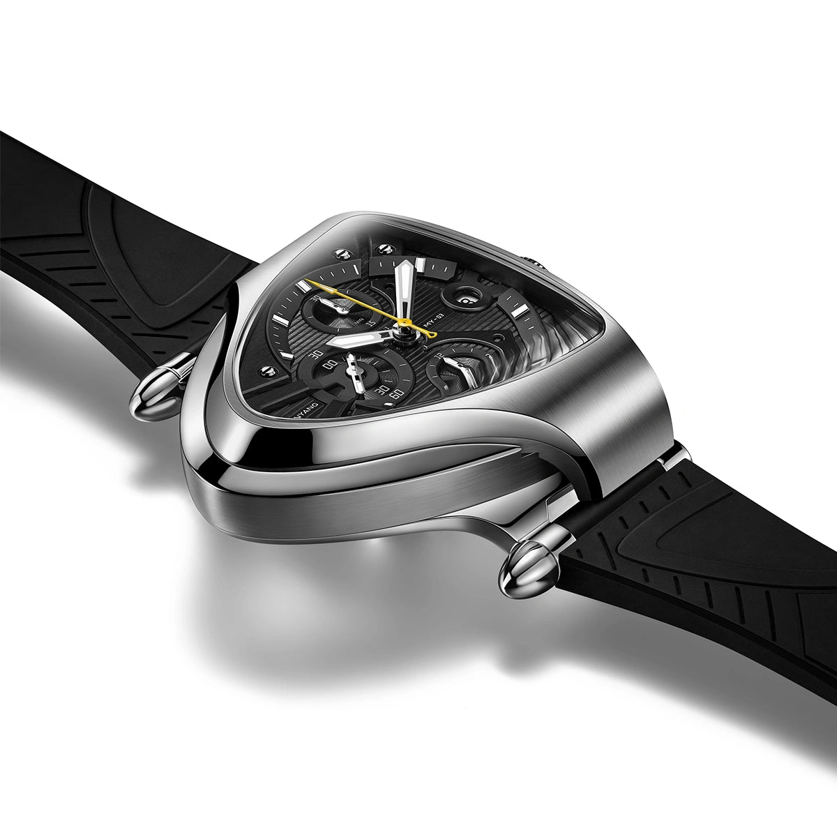 MOONYANG Chronograph Watch Spaceship - Lunar Soil Gray - FIYTA