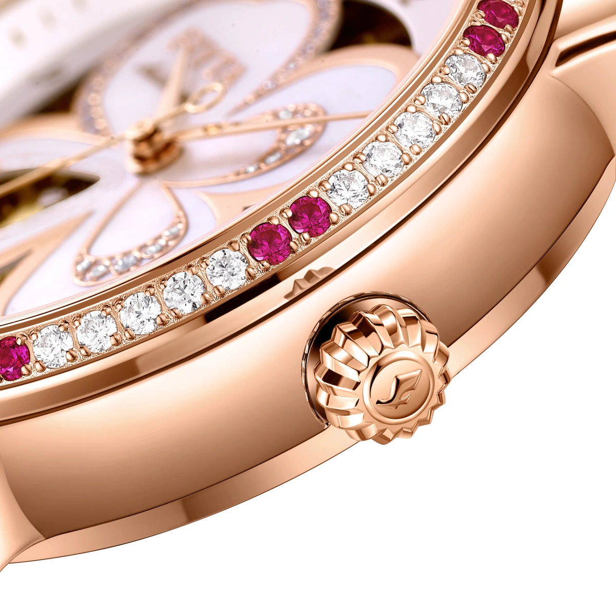 Clover Collection Ladies' Classic Diamond Automatic Watch - FIYTA