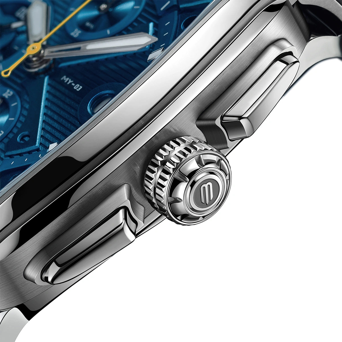 MOONYANG Chronograph Watch Spaceship - Nebula blue - FIYTA