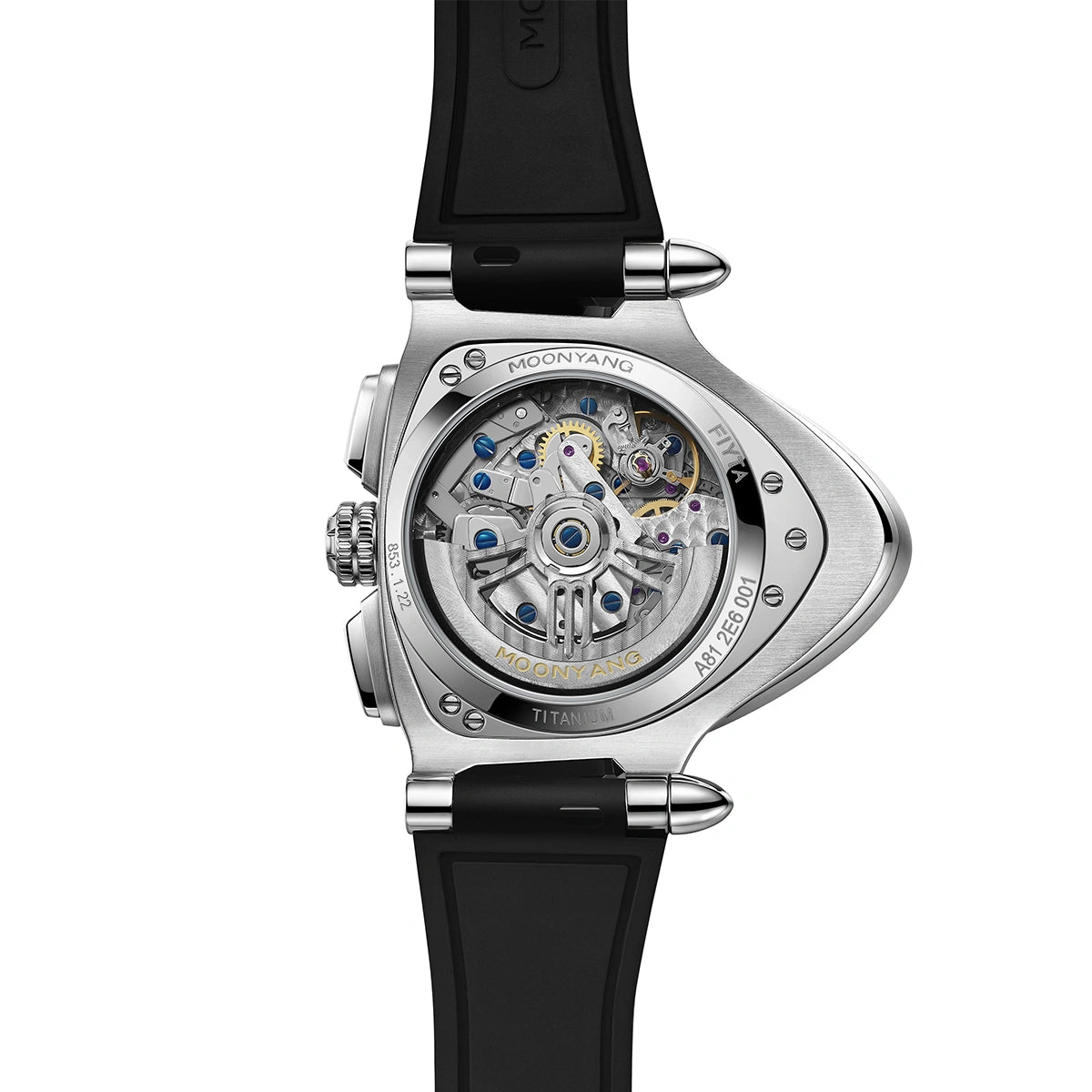 MOONYANG Chronograph Watch Spaceship - Nebula blue - FIYTA