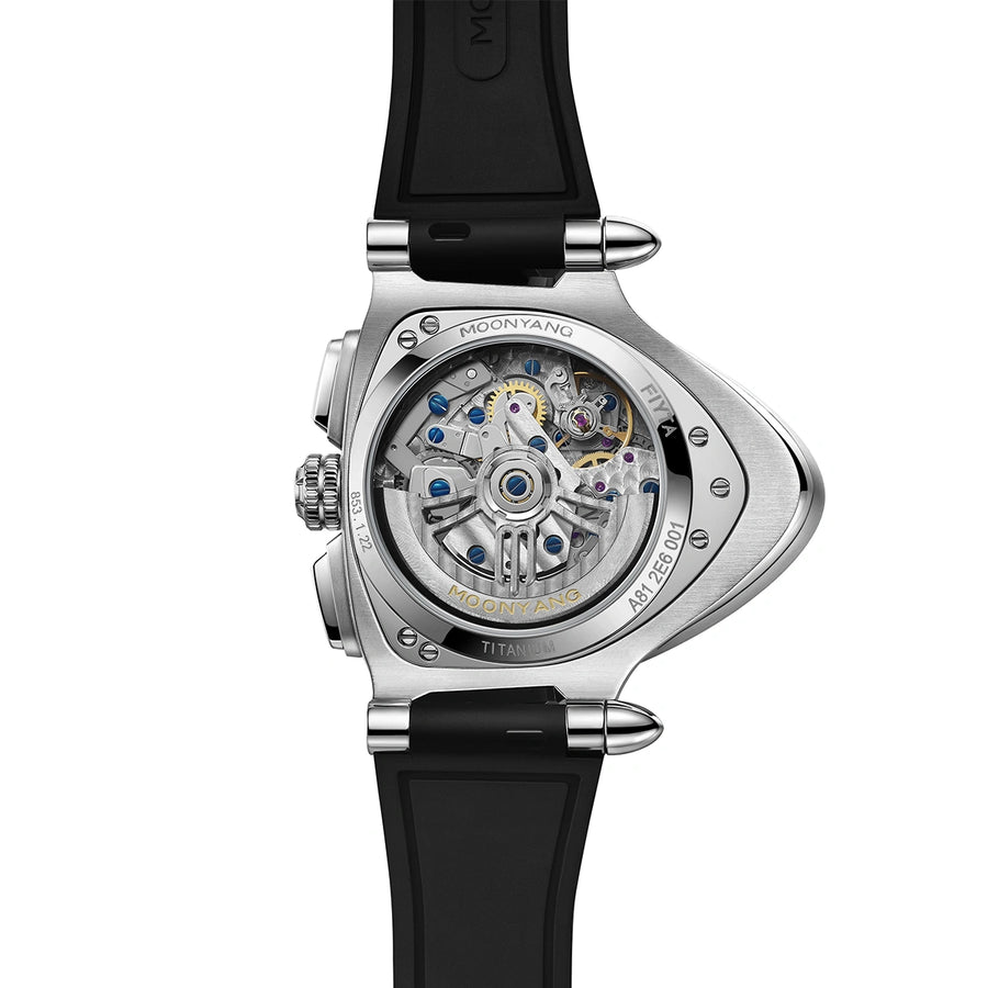 MOONYANG Chronograph Watch Spaceship - Nebula blue - FIYTA