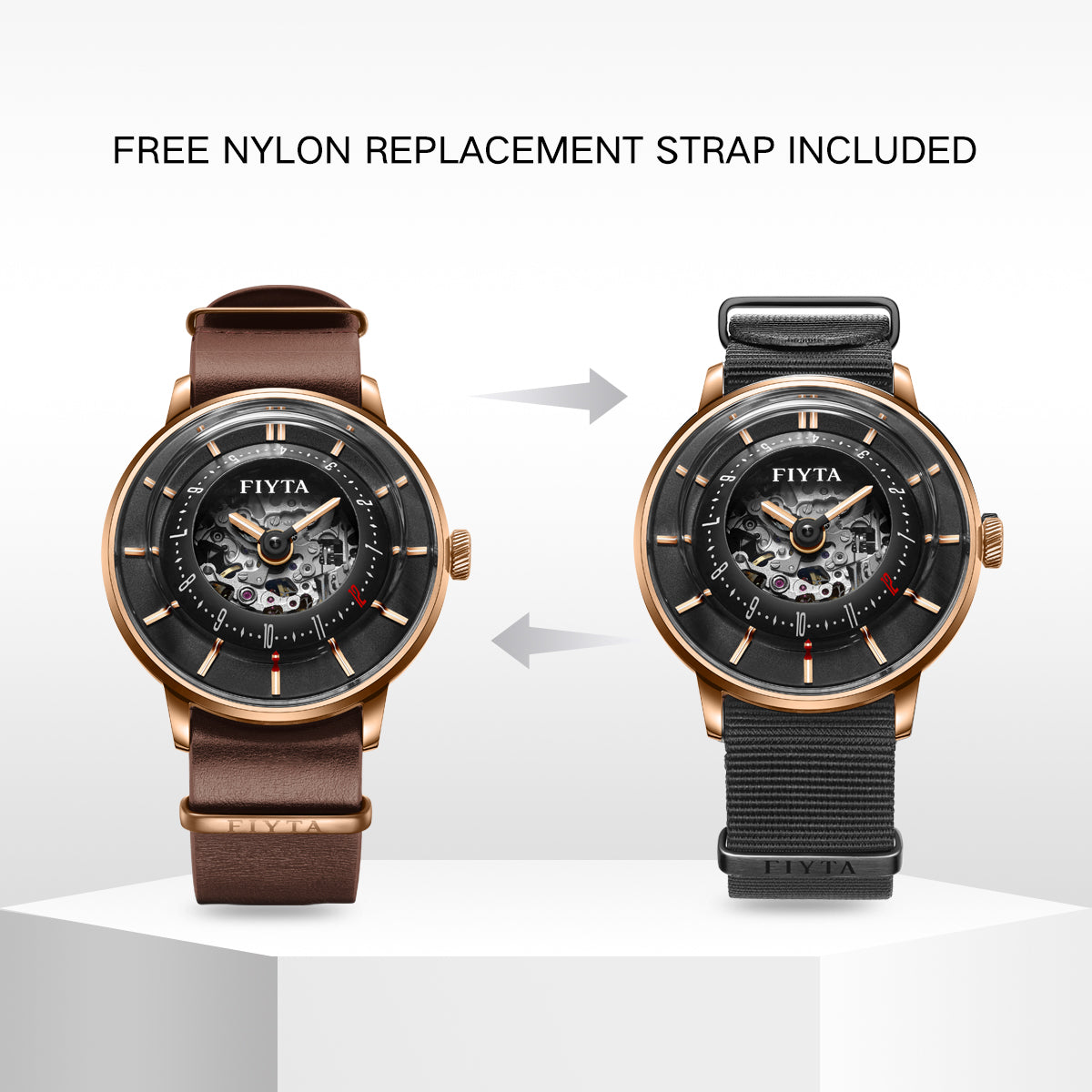 Extreme Collection Men's Automatic 3D Time Display Watch - FIYTA