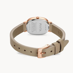 FIYTA Cocoa Women's Quartz Watch DL21008.PWS detail image (White Dial / Grey Strap) (DL21008.PWS)