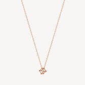 Rose-Gold Magic Cube Necklace