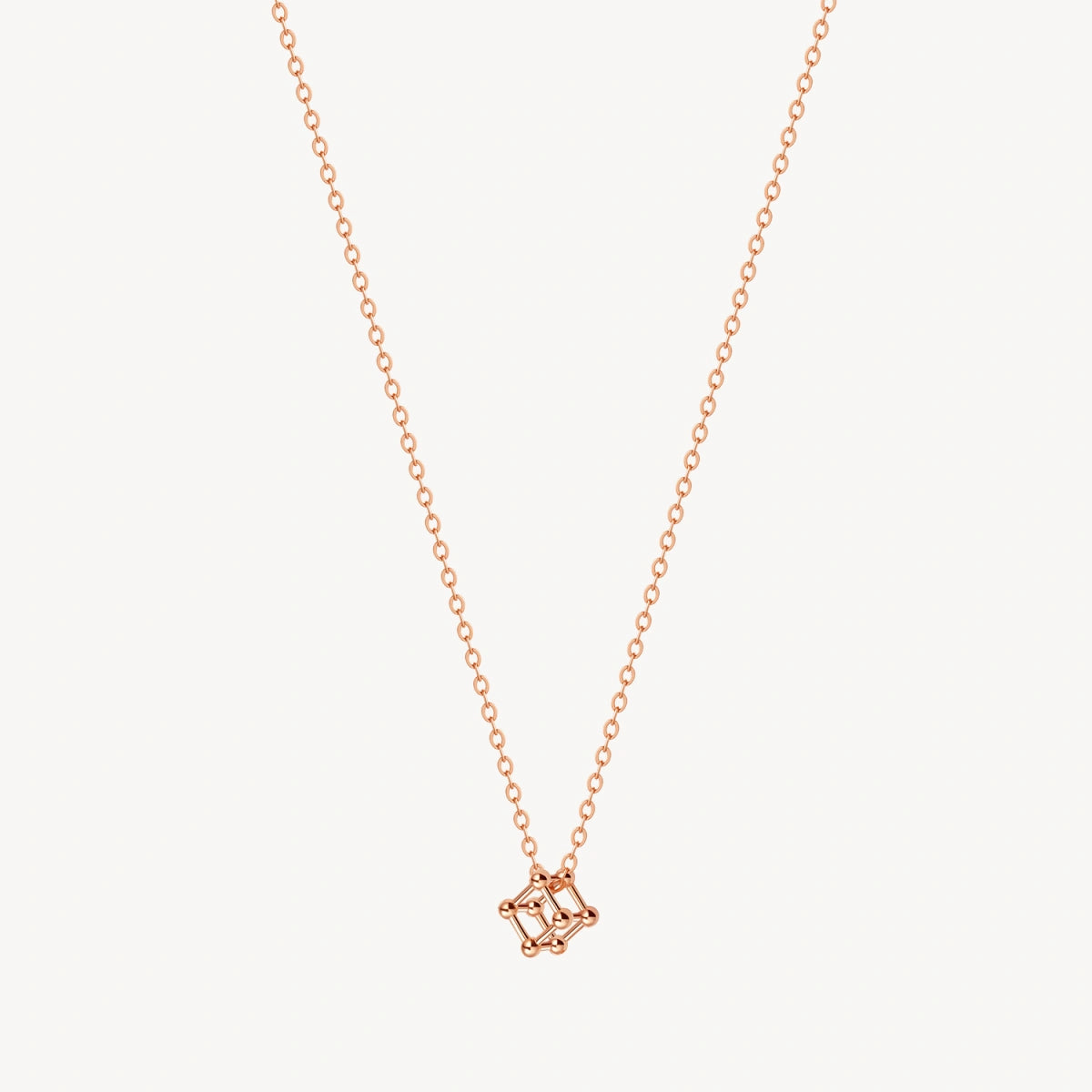 Rose-Gold Magic Cube Necklace - FIYTA