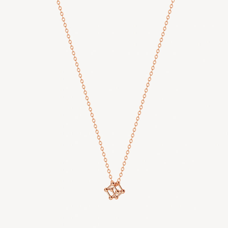 Rose-Gold Magic Cube Necklace - FIYTA