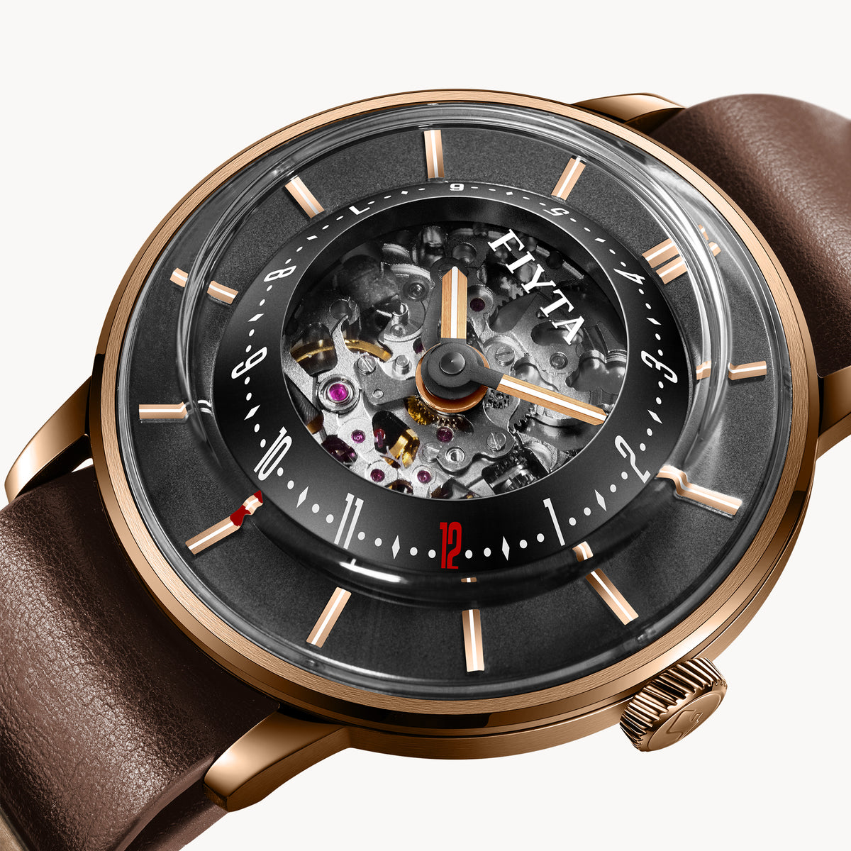 Extreme Collection Men's Automatic 3D Time Display Watch - FIYTA