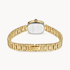 Gold Watch for Women & Persimmon Bracelet Gift Set - FIYTA