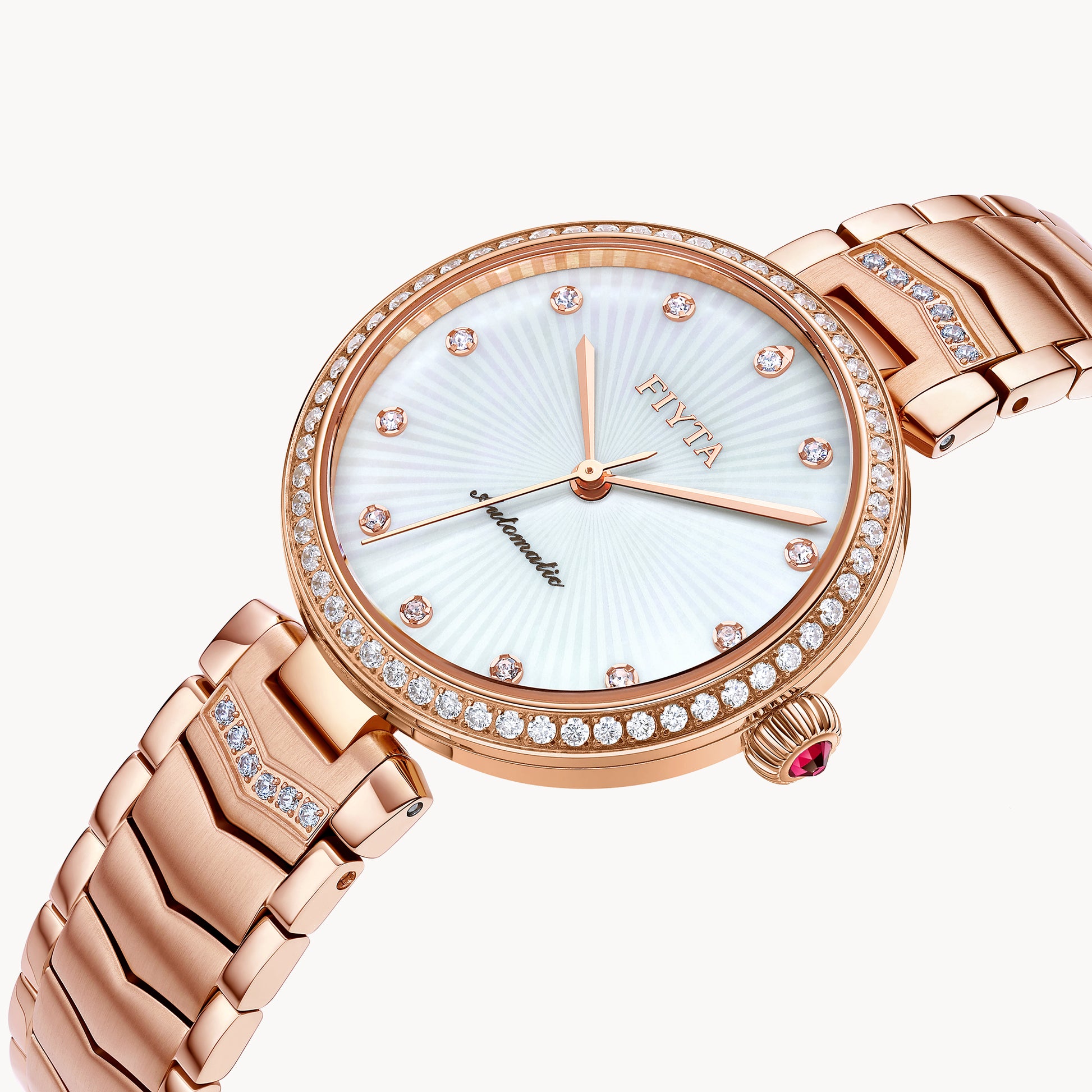 Heartouching Collection Classic Diamond Automatic Watch - FIYTA