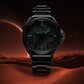 Aeronuatics Collection Men's Ultra-thin Mechanical Movement Watch with Meteorite Dial - FIYTA