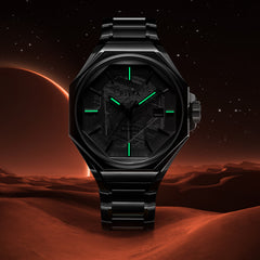 FIYTA Mars-500 Men's Automatic Watch GA880002.WHW detail image (Grey Dial / Silver Strap / Stainless steel (GA880002.WHW))