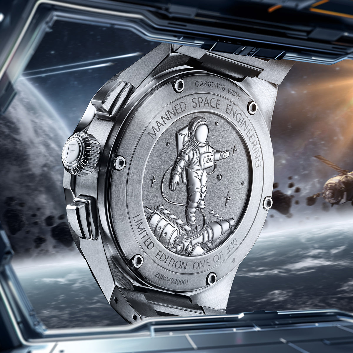 Aeronuatics Collection Space Station Men's Mechanical Automatic Watch-Limited Edition - FIYTA