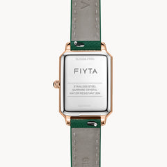 FIYTA Enchanting Square Women's Quartz Watch DL21006.PNND detail image (Mint Green Dial / Mint Green Strap)