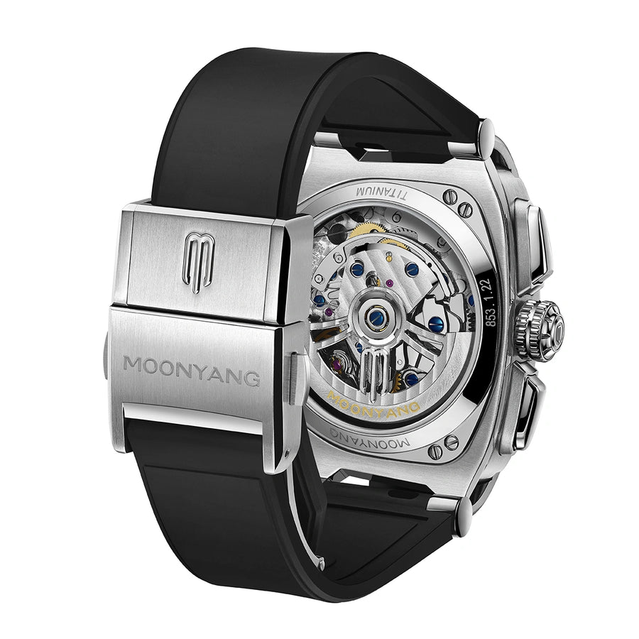 MOONYANG Chronograph Watch Spaceship - Nebula blue - FIYTA