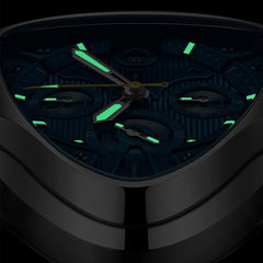 MOONYANG Chronograph Watch Spaceship - Nebula blue - FIYTA (853.1.22.3.3.08.C5)