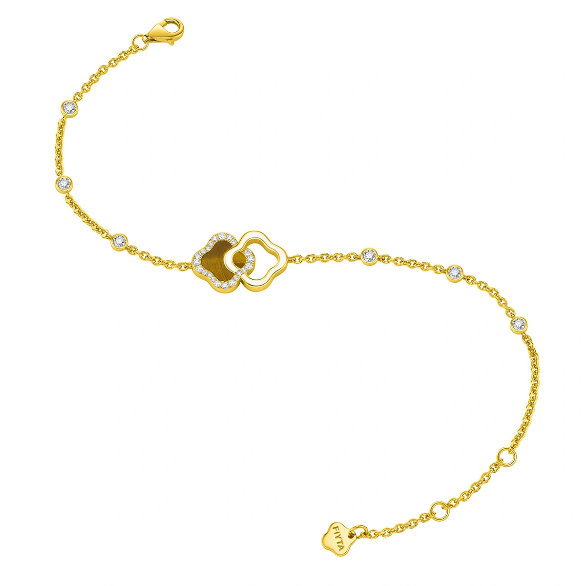 Lucky Persimmon Collection Women Bracelet - Golden Radiance - FIYTA