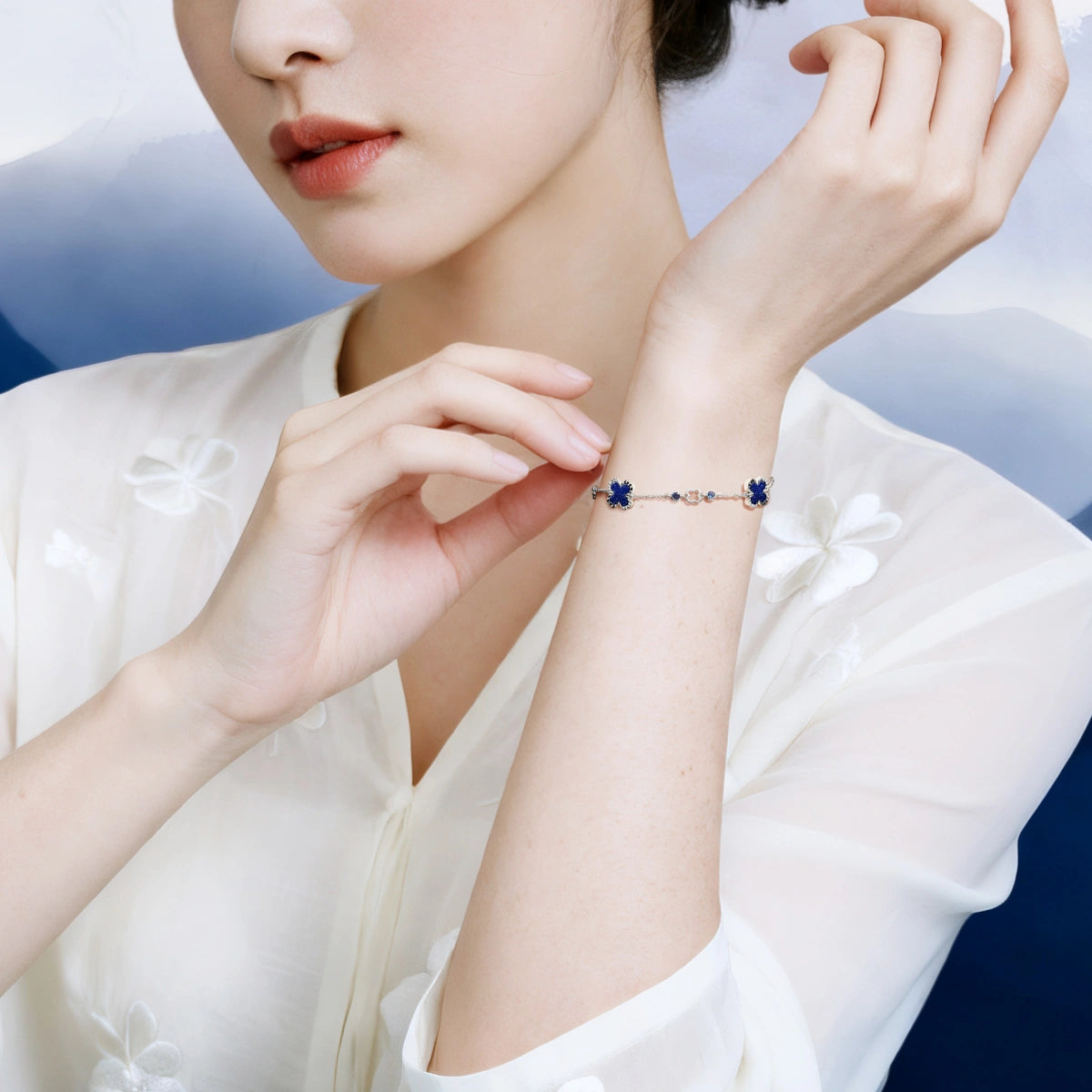 Heartouching Collection Automatic Watch & Aventurine Clover Bracelet Gift Set - FIYTA
