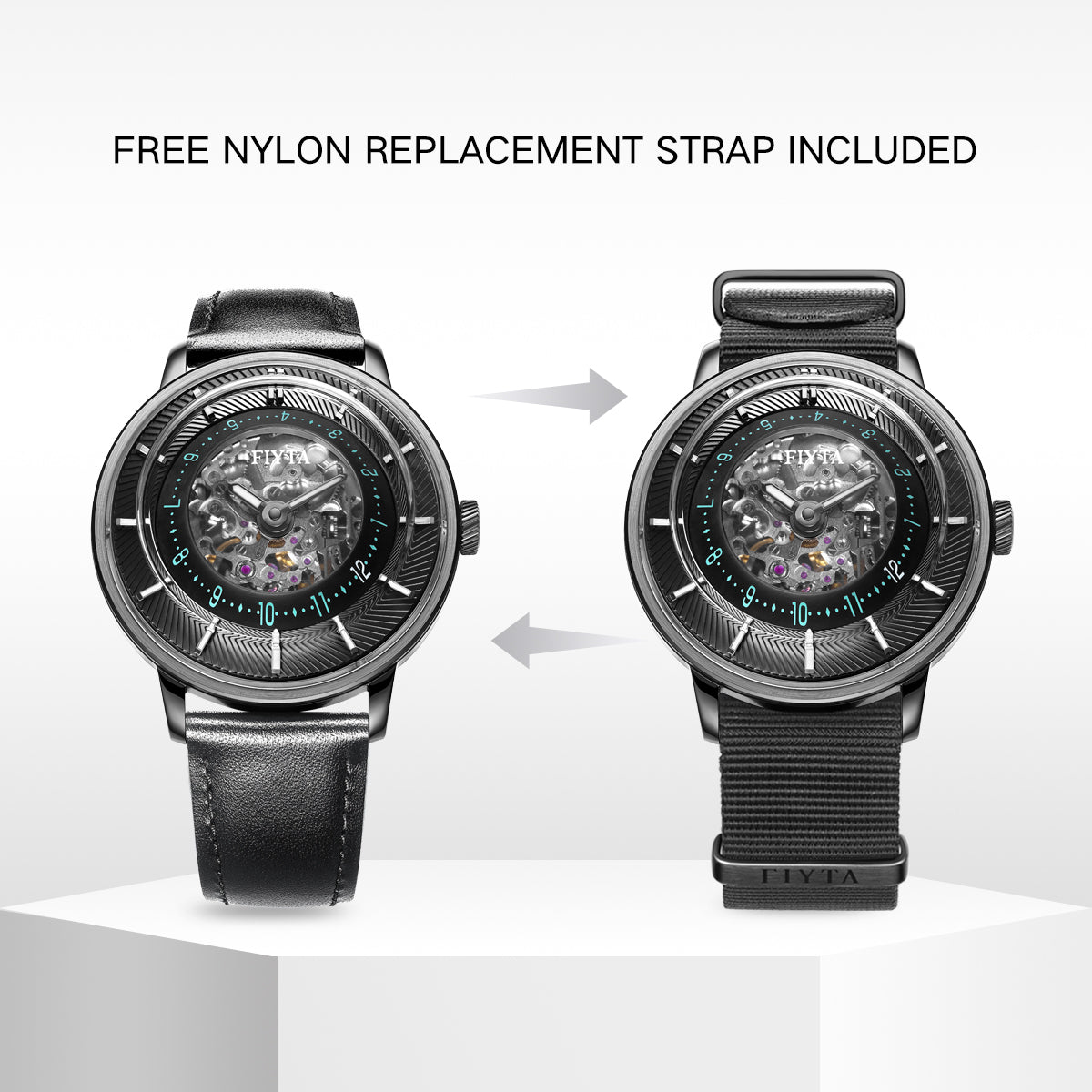 Extreme Collection Men's Automatic 3D Time Display Watch - FIYTA