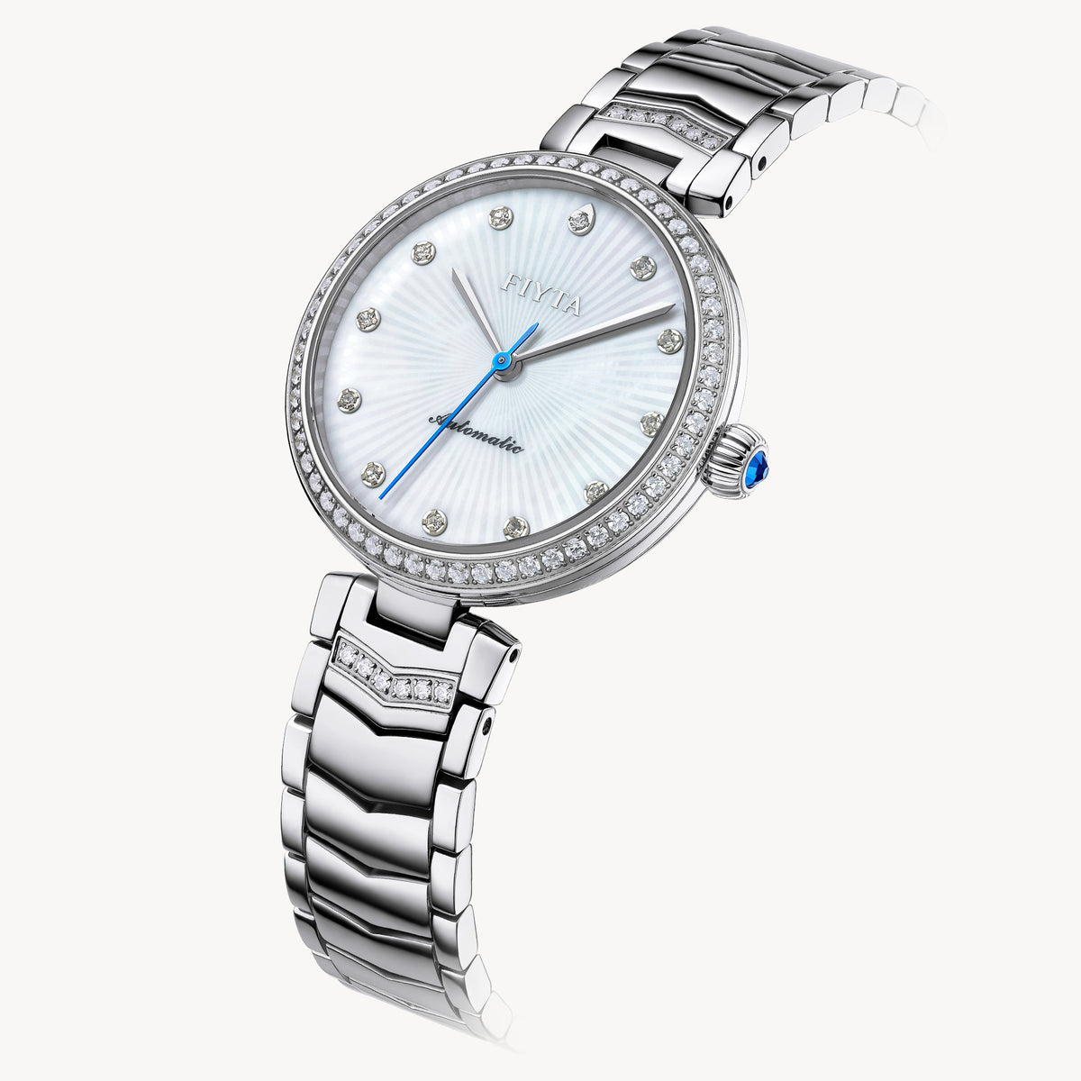 Heartouching Collection Classic Diamond Automatic Watch - FIYTA