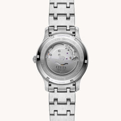 FIYTA Minimalist Automatic Men's Automatic Watch (No Returns Or Exchanges) DGA29005.WLW detail image (Navy Blue Dial / Silver Strap — Final Sale)